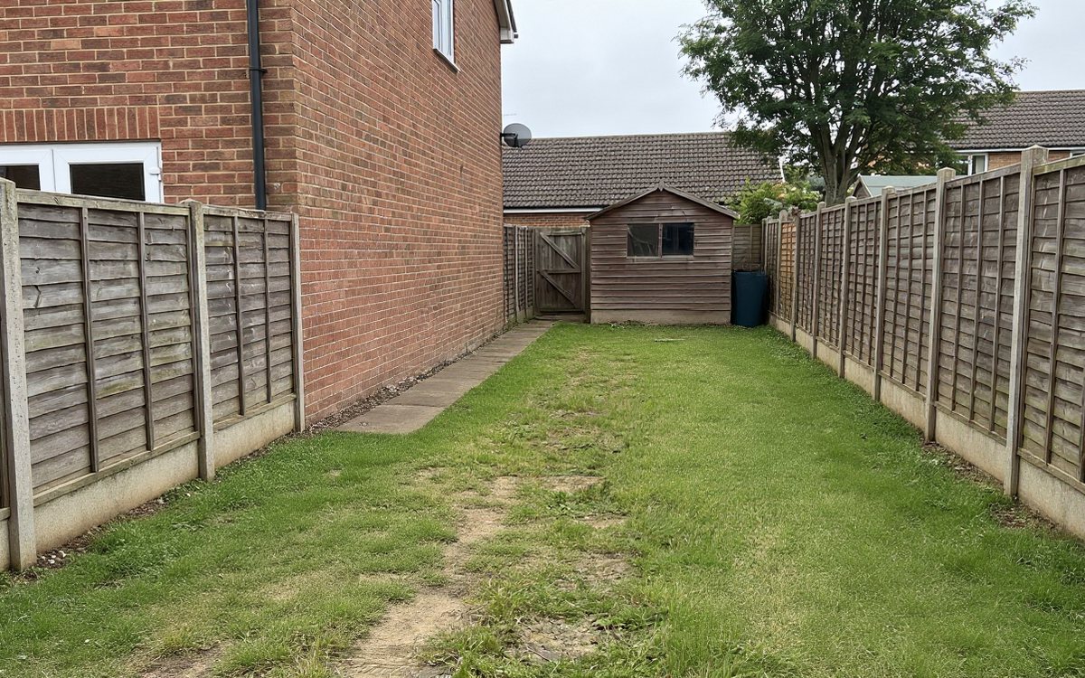 Garden cleared of rubbish — after