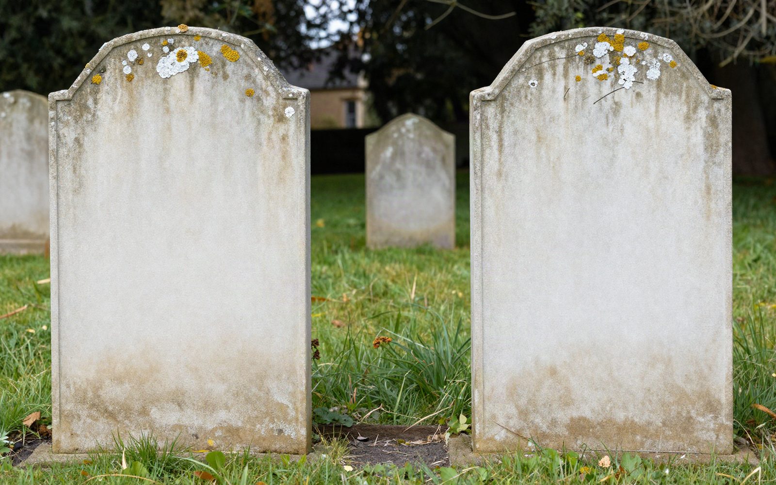 Headstone — after cleaning